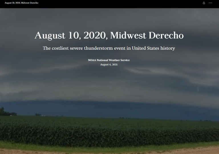 Remembering the 2020 Midwest Derecho IowaView